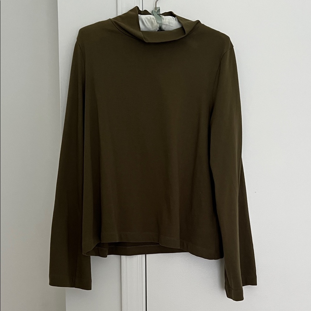 Madewell Olive Green Long Sleeve Top